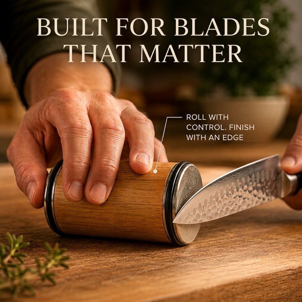 Edge & Oak Diamond Rolling Knife Sharpener