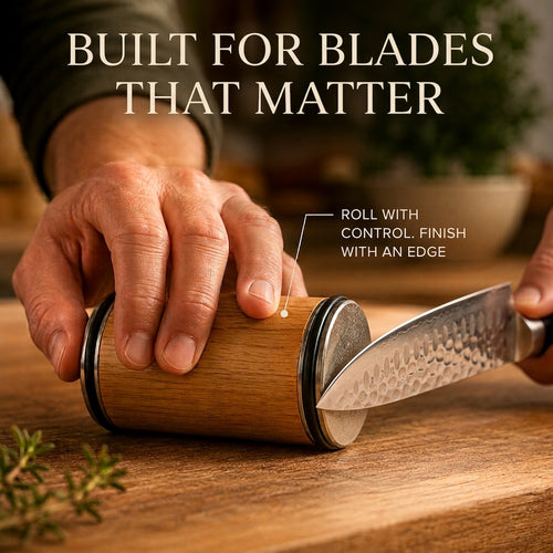 Edge & Oak Diamond Rolling Knife Sharpener
