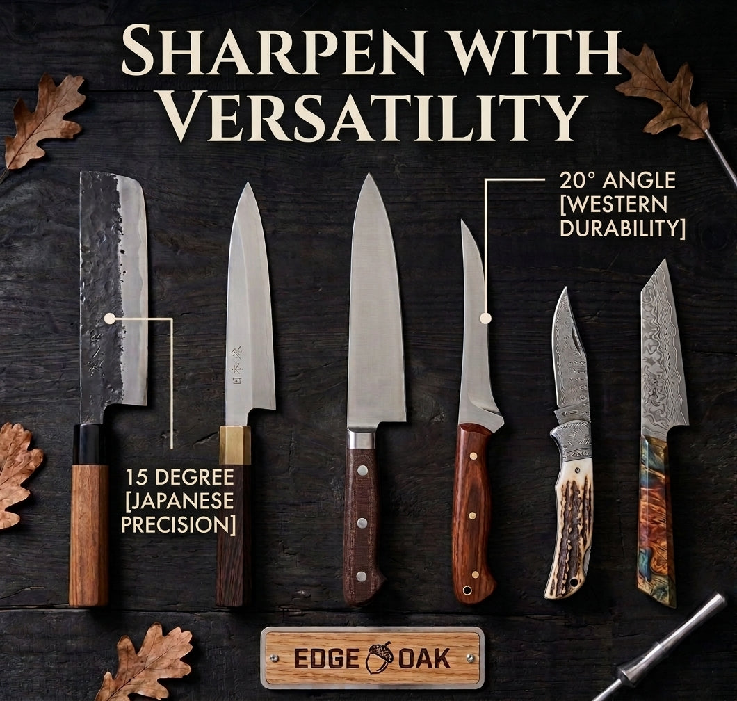 Edge & Oak Diamond Rolling Knife Sharpener